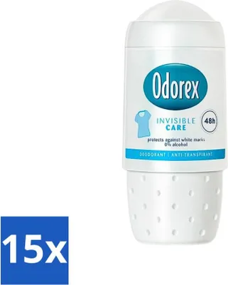 Zdjęcie produktu dla Odorex dezodorant w kulce Invisible Care 50 ml - opakowanie wartościowe - 15 sztuk