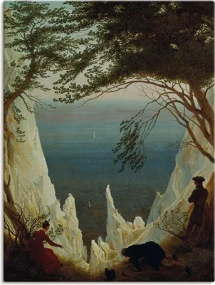 Produktbild von ARTland Leinwandbild Die Kreidefelsen von Rügen. 1818/1819. Größe: 60x80 cm