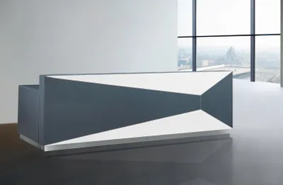 Produktbild von Großer Rezeption aus MDF und Rostfreiem Stahl in Modernem Design