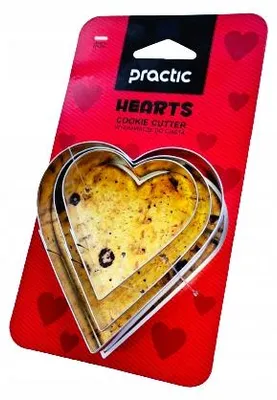 Imagen del producto de Moldes y cortadores para galletas con forma de corazón