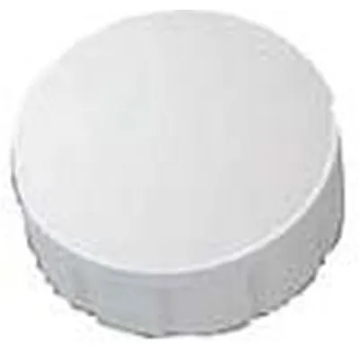 Immagine prodotto di MAUL Magnete rotondo 10 pezzi 0,15 kg Plastica Ferrite resistente alla rottura Erodito Verniciato Ø 1,5 x 0,7 cm Bianco