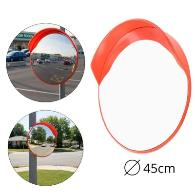 Produktbild von Verkehrsspiegel 45 cm Konvex Spiegel Panorama Sicherheitsspiegel Parkplatz