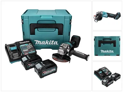 Obrázok produktu pre Makita GA013GM201, 8500 ot/min, 12,5 cm, Batérie, 4 Ah, 3,6 kg