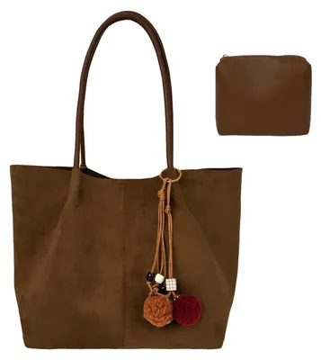 Image de Elzusha - Sac bandoulière en Suède élégant pour femmes