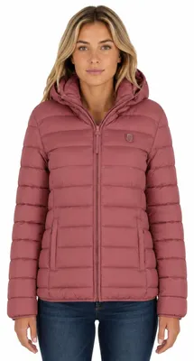 Produktbild von Geographical Norway Damen Steppjacke Atikotal Hood leichte Daunenjacke mit Kapuz