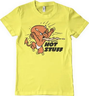 Produktbild von Hot Stuff Retro T-Shirt - Small - Yellow