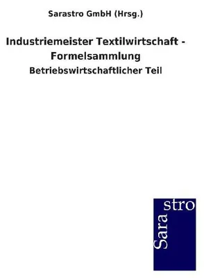 Produktbild von Industriemeister Textilwirtschaft - Formelsammlung