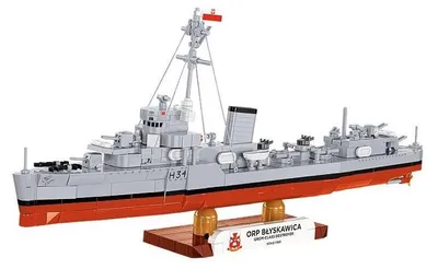 Obrázok produktu pre ORP Błyskawica, stavebnica lodí v mierke 1:300 – torpédoborec