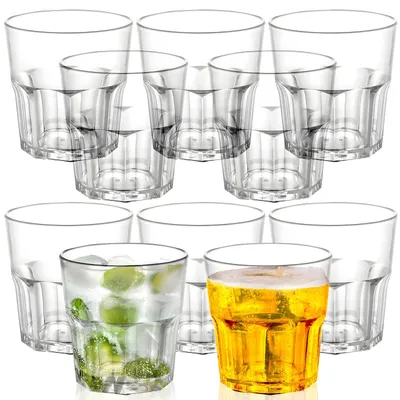Acrylgläser 260 ml transparent 10er-Set bruchsicher spülmaschinengeeignet