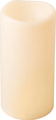 Produktbild von Lumineo Riesen LED-Kerze Cremeweiß Ø 12,5 cm 25 cm - Kunststoff