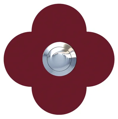 Produktbild von Türklingel Blume in Rot