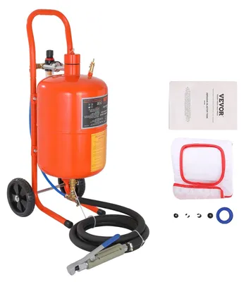 Produktbild von VEVOR Mobiles Sandstrahlgerät 18,92 L Sandstrahlanlage 243,84 cm Arbeitsschlauch