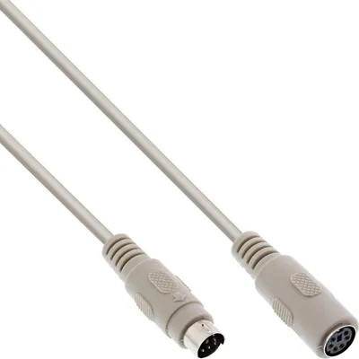Produktbild von InLine® PS/2 Verlängerung, Stecker / Buchse, 2m
