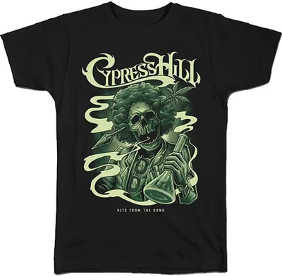 Imagen del producto de Camiseta Cypress Hill, uni, para hombre/mujer, modelo RO11063 (talla M), color negro
