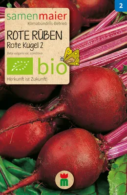 Produktbild von Rote Rüben Rote Kugel 2 - Saatgut für zirka 100 Pflanzen