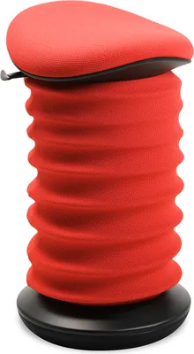 Produktbild von Topstar Sitness 4D rot schwarz ergonomischer Sitzhocker, Aktivhocker gegen Rückenschmerzen