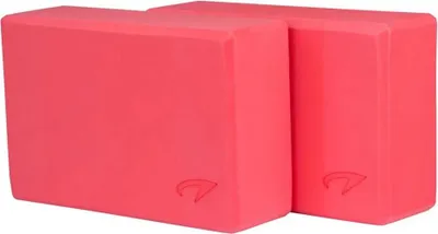 Produktbild von Avento Yoga-block 2 Einheiten Rot 23 x 15 x 7.6 cm Rot 23 x 15 x 7.6 cm