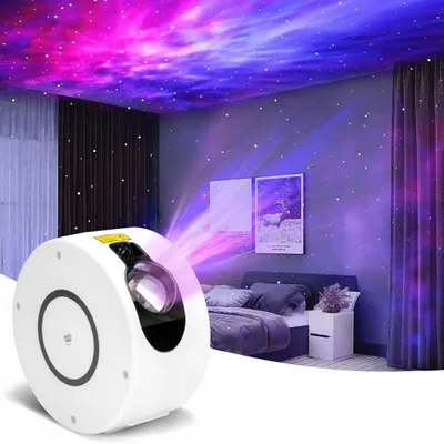 Produktbild von Astronauten-Projektorlampe mit Fernbedienung, LED, Weiß