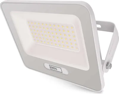 LED reflektor GLARO 50W, bílý, IP65, 5000 lm, neutrální bílá