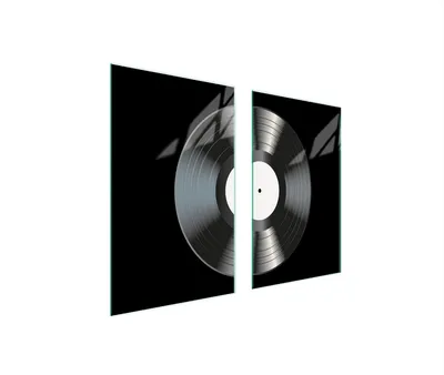 Obrázek produktu pro Krycí desky na sporák 2 kusy 75x52 Skleněný kryt varné desky skleněná deska na krájení vinyl černá