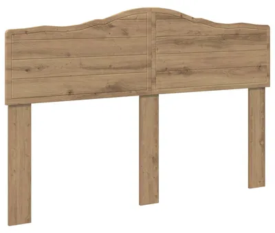 Image de Tête de lit vidaXL en bois composite chêne artisanal
