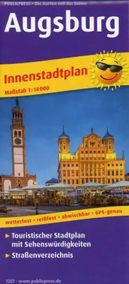 Immagine prodotto di Augsburg Innenstadtplan 1:16 000