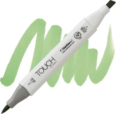 Image de Pinceau et ciseau double face TOUCH, GY175 Vert lime