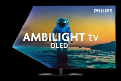 Zdjęcie produktu dla Philips 55OLED820/12, 139,7 cm (55"), 3840 x 2160 px, OLED, Smart TV, Wi-Fi, Czarny
