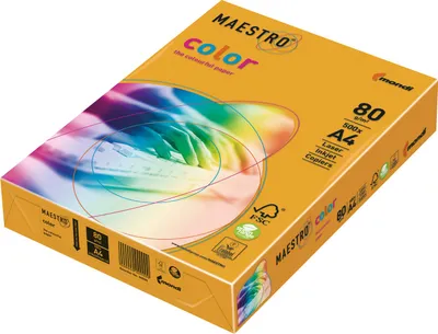 Image de MAESTRO Kopierpapier color A4 9417-AG10A80S altgold 500Bl.