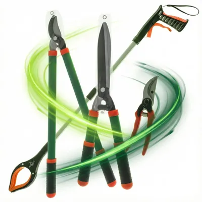 Produktbild von Gartenwerkzeug-Set AD6804/AD6805 - Heckenschere - Handbetrieben - Ohne Akku - Für Gartenarbeiten