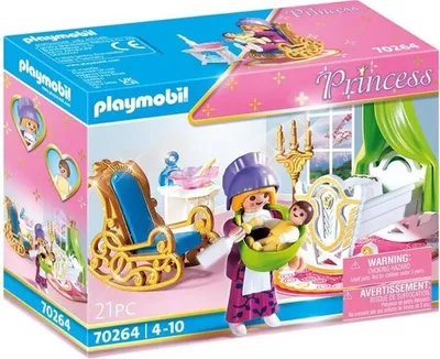 Produktbild von PLAYMOBIL Prinzessin - 70264 - Kinderzimmer des Königs - 21 Teile -