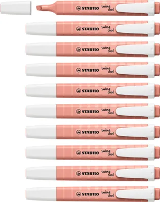 Zdjęcie produktu dla Zaznaczacze STABILO – swing cool NatureCOLORS – opakowanie 10 sztuk – siena