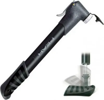 Zdjęcie produktu dla Topeak PEAK DX II, Pompka ręczna, Rower, Czarny, Uchwyt typu T, 6 bar, Aluminium