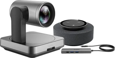 Produktbild von Yealink UVC84-BYOD, Gruppen-Videokonferenzsystem, 4K Ultra HD, 80°, 12x, 3x, Schwarz