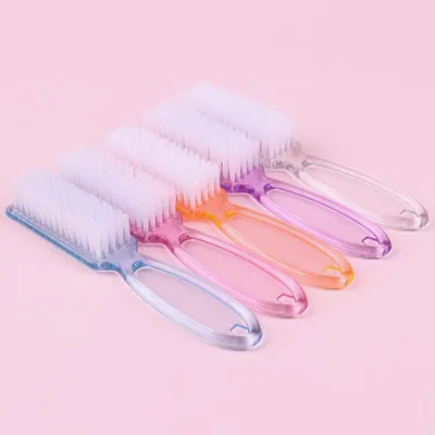 Produktbild von 5 Stück Griff-Nagelbürste, Nagelreinigungsbürsten für Zehen und Fingernägel