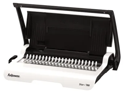 Produktbild von Fellowes Star+ 150, Manuell, 150 Blätter, Plasitsche Kammbindung, Grau