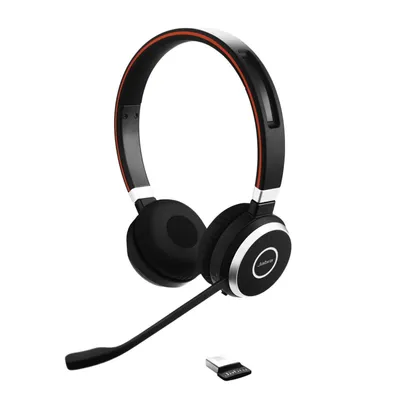 Zdjęcie produktu dla Jabra Evolve 65, Bezprzewodowy, Biuro/centrum telefoniczne, 150 - 7000 Hz, 310 g, Zestaw słuchawkowy, Czarny