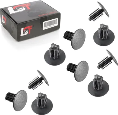 Produktbild von 10x CLIPS INNENVERKLEIDUNG TANNENBAUMCLIP PANEL UNIVERSAL Ø 9-10mm Kopf 24mm