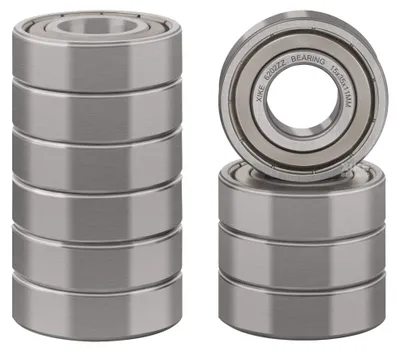 Produktbild von 10 Stück 6202ZZ Kugellager, 15x35x11mm, Chromstahl, mit doppelten Dichtungen