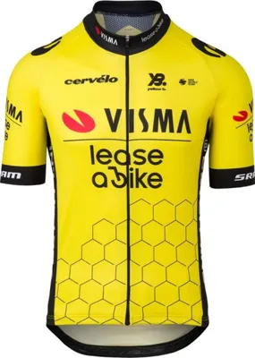 Produktbild von RAPIDGEAR Kurzarm Fahrradtrikot - REPLICA VISMA 2025 - Gelb L