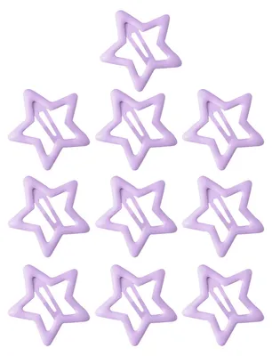 Produktbild von 10 Stück vielseitige sternförmige Haarspangen für Mädchen, BB-Clips, Macaron-Farbe, kleine Haarnadeln, stabiler Halt, Haaraccessoires B