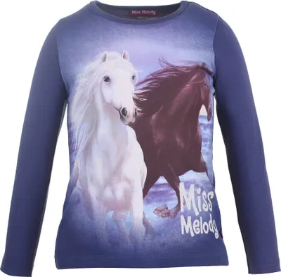Produktbild von Püttmann - Miss Melody * Gr. 104 - Pferde * Mädchen Langarmshirt