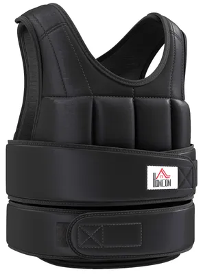Produktbild von HOMCOM Gewichtsweste 10 KG Trainingsweste mit herausnehmenbar Gewichten