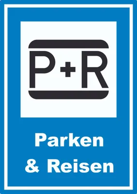 Produktbild von Parken und Reisen Aufkleber A2 (420x594mm)