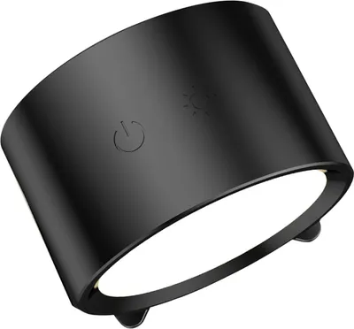 Zdjęcie produktu dla Magnetyczna lampa ścienna Ściemnialna lampka do czytania w sypialni Przełącznik dotykowy Regulowany kąt oświetlenia z pilotem Czarny