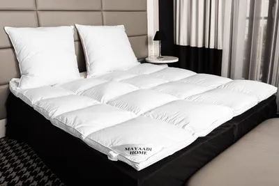 Produktbild von HS64 Matratzenauflage 80x200 cm 2700 Gramm Unterbett Topper Auflage 10% Daunen 90% Federn Mayaadi Home