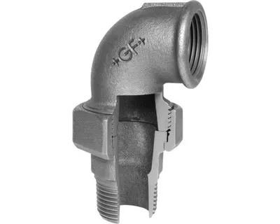 Produktbild von Georg Fischer Knieholländer, Fig. 97, 6/4", verzinkt, 1 Stk.