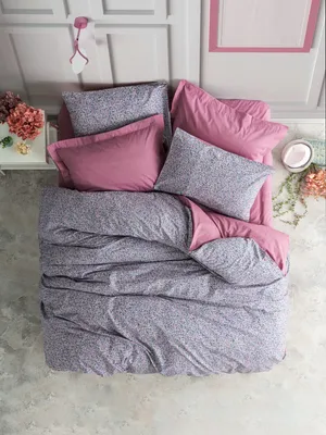 Produktbild von L'Essentiel Linge de Maison, Penny - Dusty Rose, Ranforce Einzelbettbezug-Set (FR), Staubige Rose, 100 % BAUMWOLLE RANFORCE, 140 x 200 cm