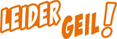 Produktbild von Aufkleber Leider Geil! 190 x 70 mm