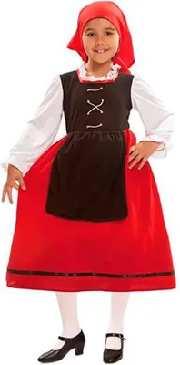 Produktbild von Mom Bauernmädchen-kostüm Rot 7-9 Years Rot 7-9 Years